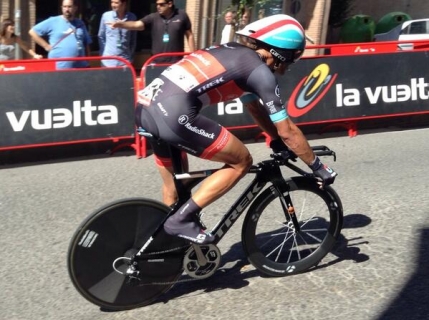 Cancellara castiga etapa contratimp de la Tarazona. Nibali din nou in rosu