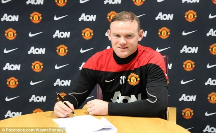 Rooney a semnat cu United pana in 2019