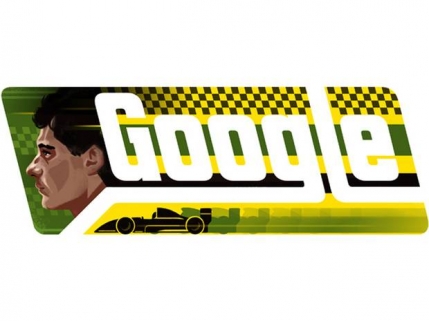Ayrton Senna, omagiat de google