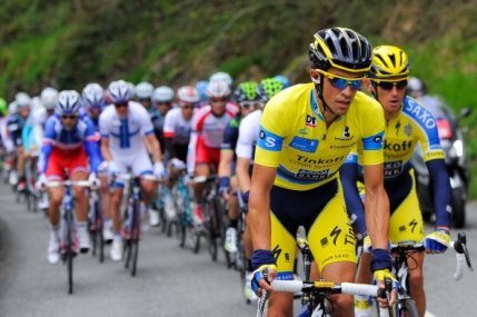 Contador ramane in galben dupa etapa regina a Turului Tarii Bascilor