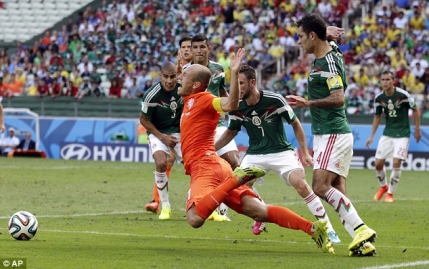 Robben admite ca a simulat cu Mexic