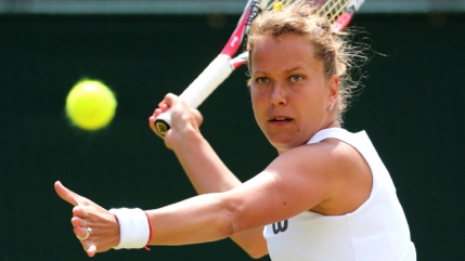 Barbora Zahlavova Strycova mai face o victima de lux la Wimbledon