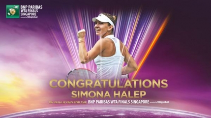 Oficial: Simona Halep s-a calificat la Turneul Campionelor de la Singapore