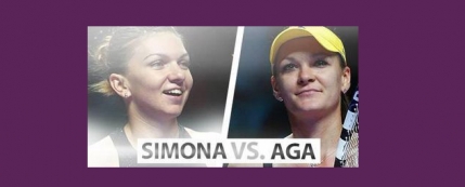 GAME cu GAME Turneul Campioanelor: Simona Halep - Agnieszka Radwanska in semifinale. Halep face un meci urias