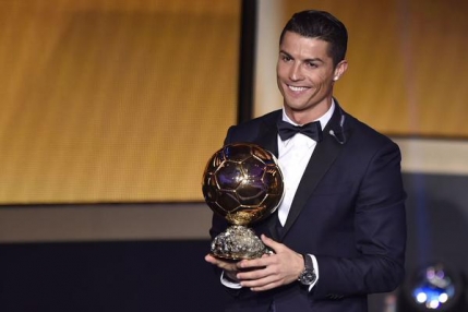 Balonul de Aur: Cristiano Ronaldo obtine trofeul, al treilea din cariera