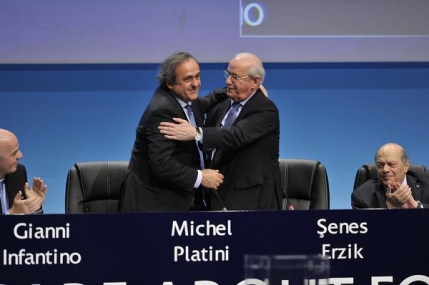 Michel Platini reales in fruntea UEFA
