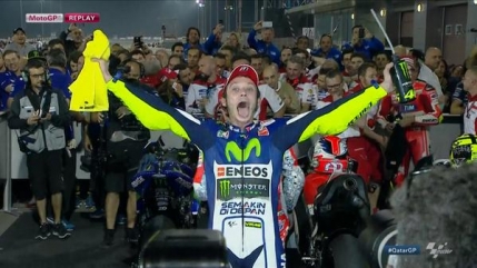 Nou record de viteza in MotoGP. Valentino Rossi castiga cursa inaugurala a sezonului