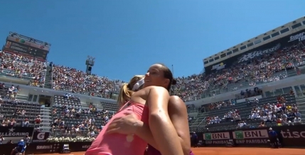Maria Sharapova profita de abandonul primei adversare de la Roma