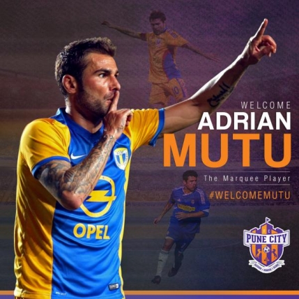 Adrian Mutu anuntat oficial in India la Pune City