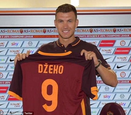 AS Roma a oficializat transferul lui Dzeko