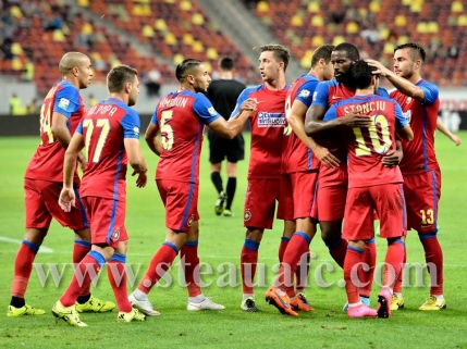Victorie fara dubii pentru Steaua cu Chiajna la debutul lui Kharja