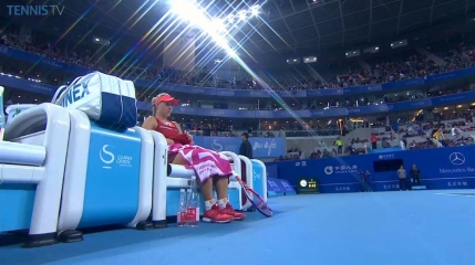Muguruza la o victorie de calificarea la Turneul Campioanelor. Wozniacki, eliminata din curs