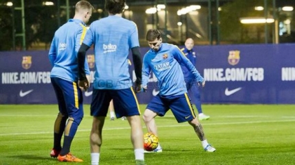 Messi a revenit la antrenamente si ar putea juca in El Clasico