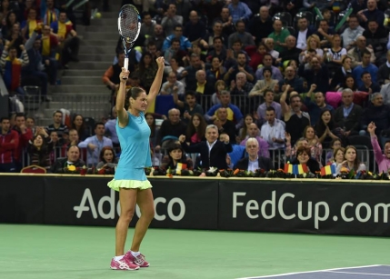 Monica Niculescu, victorie uriasa cu Petra Kvitova in Fed Cup