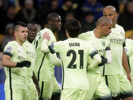 Manchester City, pas mare spre primul sfert de finala in Liga Campionilor