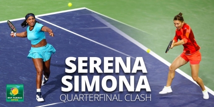 GAME cu GAME Simona Halep - Serena Williams in sferturi la Indian Wells