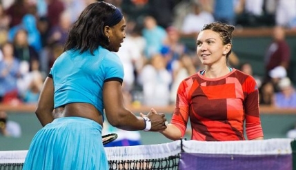 Simona Halep eliminata de Serena Williams la Indian Wells (video)