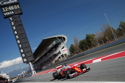 Ferrari domina primele antrenamente de la Barcelona. Rosberg raspunde in a doua sesiune