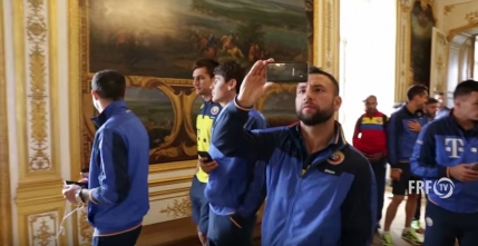  Tricolorii au vizitat castelul din Chantilly (VIDEO)