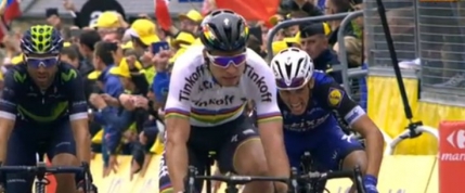 Peter Sagan, victorie de etapa si tricou galben in Turul Frantei