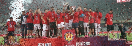 Steaua cucereste Cupa Ligii dupa prelungiri si un penalty inventat