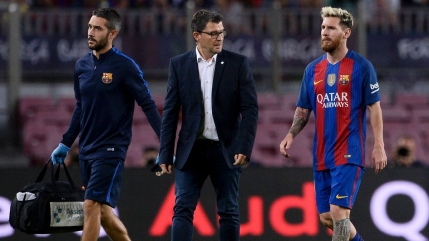 Lionel Messi, indisponibil in urmatoarele trei saptamani