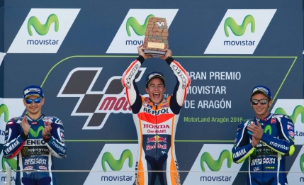 Marc Marquez castiga pe Motorland Aragon si face un pas urias spre titlul in MotoGP