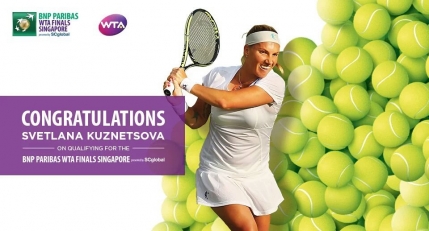 Svetlana Kuznetsova completeaza tabloul jucatoarelor la Turneul Campioanelor