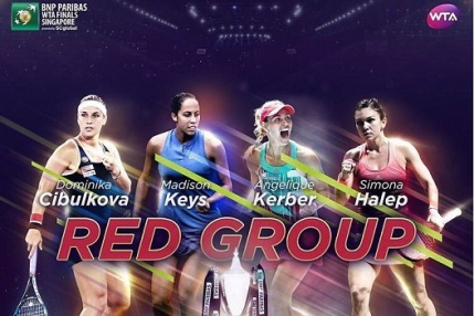 Angelique Kerber, testata de Dominika Cibulkova in primul meci la Singapore