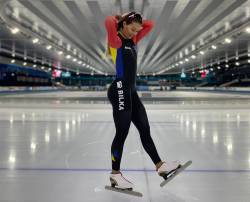 Mihaela Hogas, locul 14 in cursa de 500 metri la Campionatul European de patinaj viteza