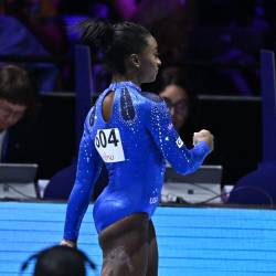 Simone Biles a devenit cea mai medaliată gimnastă din istorie