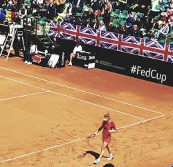 Simona Halep aduce primul punct pentru Romania cu Marea Britanie la Fed Cup