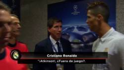 Ronaldo, dialog in tunel cu arbitrul (video)