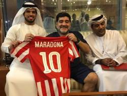 Maradona, antrenor la echipa lui Mihai Costea in liga secunda din Emirate
