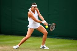 Jucatoare insarcinata evolueaza la Wimbledon