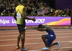 Usain Bolt invins la ultima cursa de 100 de metri din cariera