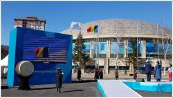 Drapelul Romaniei arborat la PyeongChang (video)