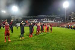 Bucurie moderata la CFR Cluj dupa surpriza de la Iasi