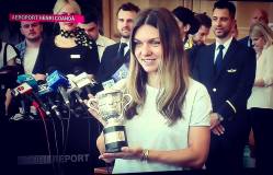 Simona Halep a ajuns la Bucuresti: Visez la mai multe trofee de Grand Slam