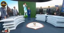 Minut de reculegere la televiziunea argentiniana dupa infrangerea cu Croatia (Video)