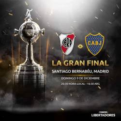 Finala Copei Libertadores se va juca in Europa
