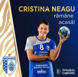 Cristina Neagu si-a prelungit contractul cu CSM Bucuresti