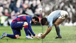 Maradona spune ca Messi nu-i va putea calca niciodata pe urme
