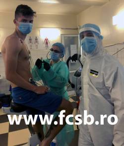 Jucatorii de la FCSB au efectuat vizita medicala
