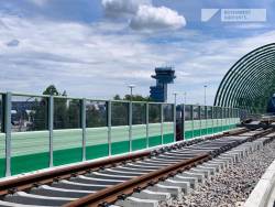 Calea ferata intre Gara de Nord si Otopeni aproape finalizata. Noi imagini de pe santier!