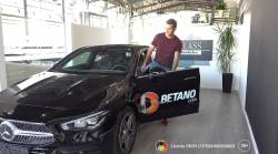 Mercedesul CLA Coupe oferit de Betano a ajuns la noul proprietar!