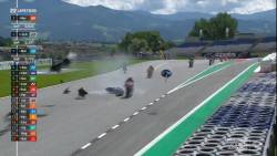 Accident teribil la Moto2 in Austria (video)
