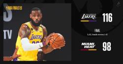 LA Lakers incepe in forta finala NBA