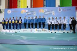 Argint pentru echipa Romaniei la Campionatul European. Larisa Iordache in lacrimi pe podium