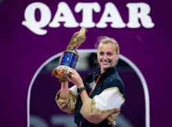 Petra Kvitova, campioana la Doha